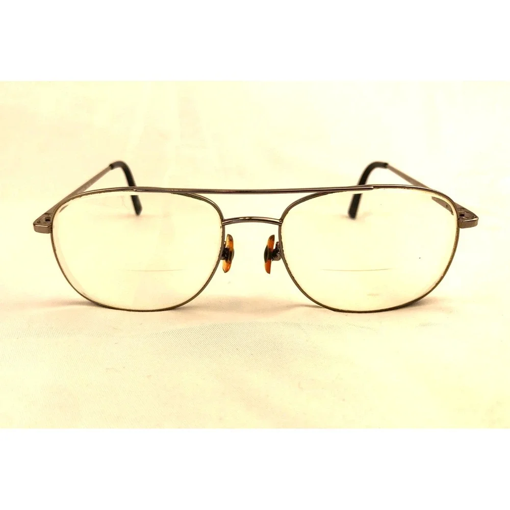 Woolrich 7766 Gunmetal‎ Eyeglass Frames 7/16/150 Aviator Style